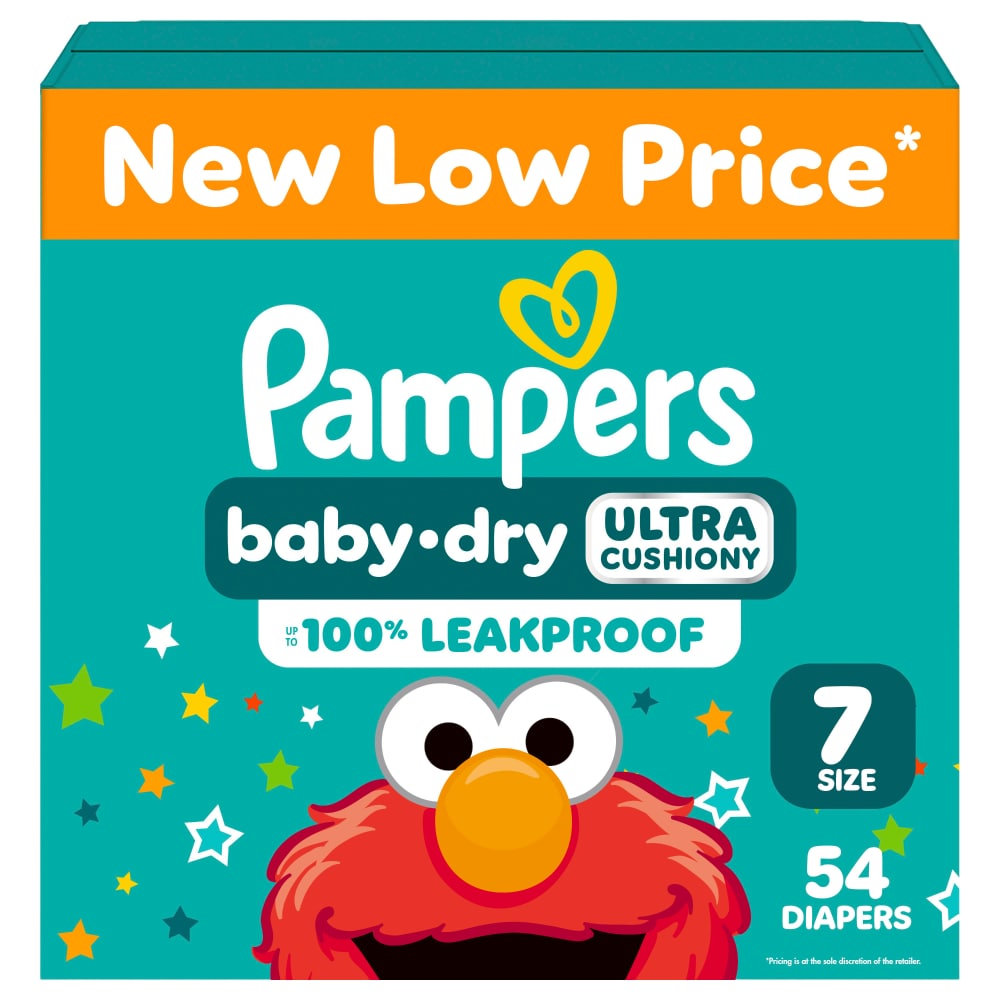Pampers BDRY S7 Super 1/54 54 ct product package