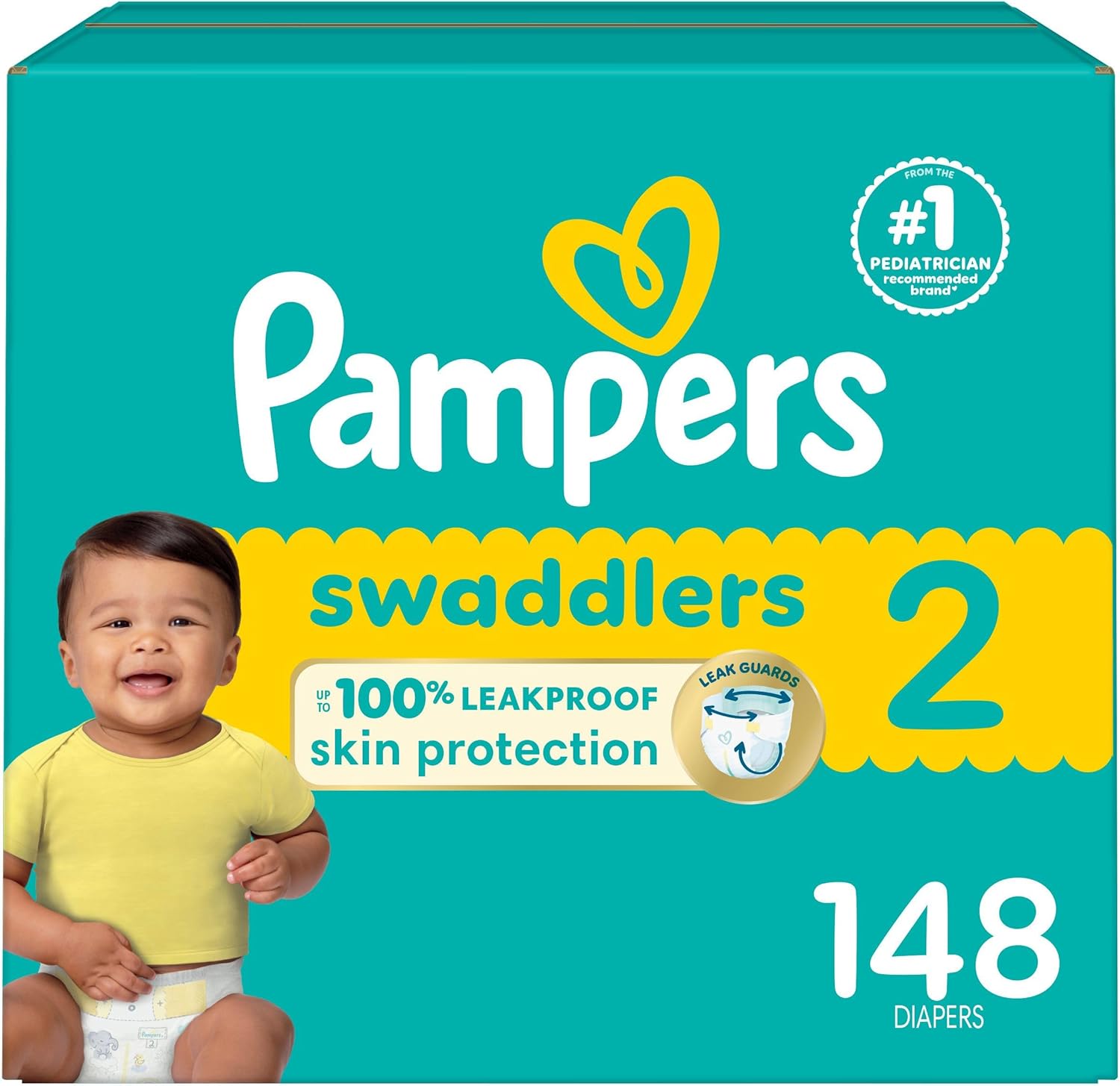 Pampers Cruisers 360 Sz4 SEP - 1/148 148 ct product package