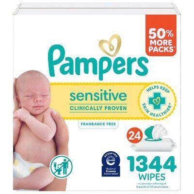 Pampers BW SENS 24X 56ctFIT 1/1344 1344 ct product package