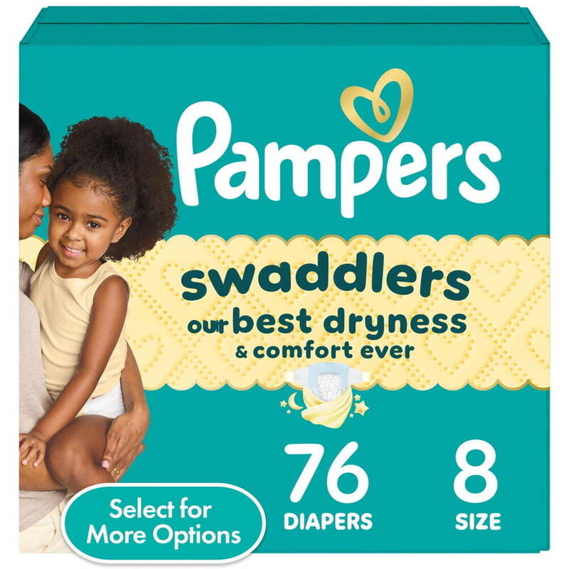 Pampers SWAD S8 OMS 1/76 76 ct product package