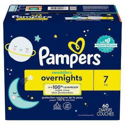 Pampers Zzz S7 Enormous 1/60 60 ct product package