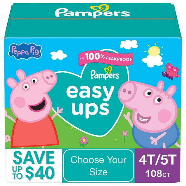 Pampers EASYUP 4T5T SUPECON PP 1/108 108 ct product package