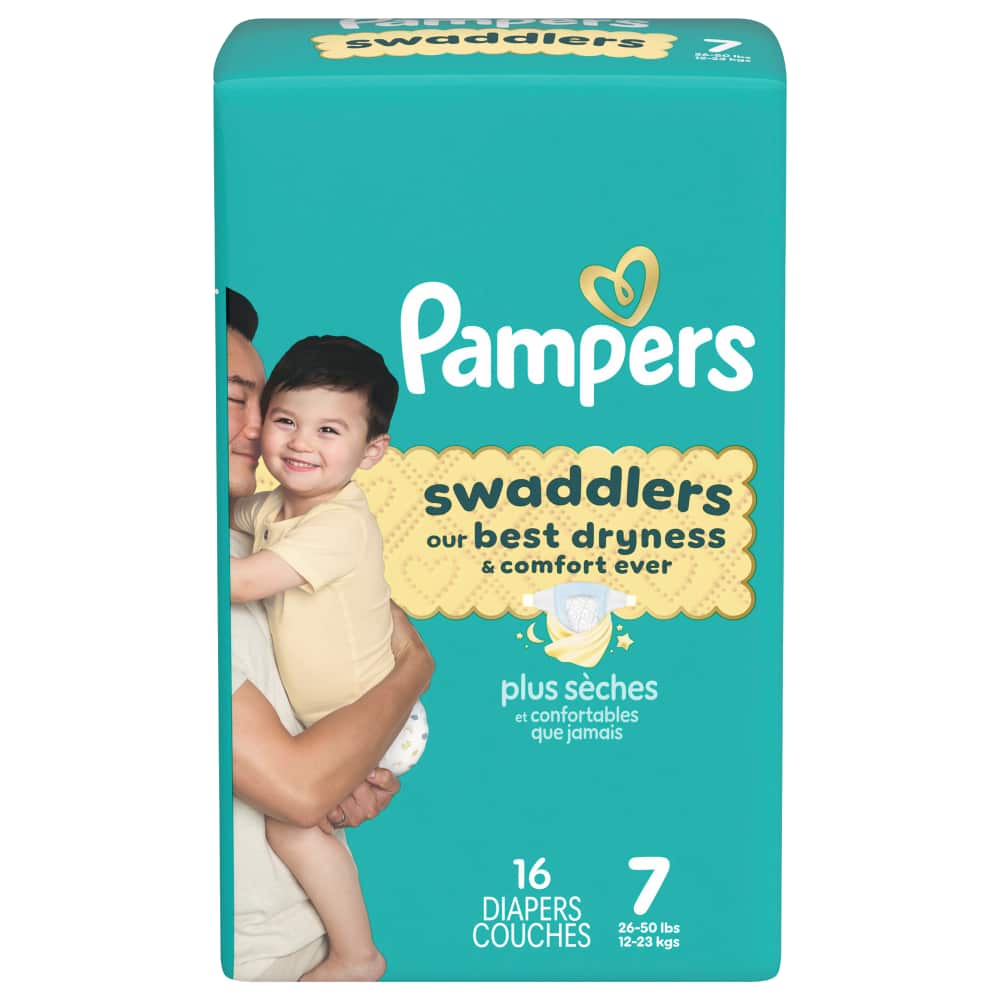 Pampers SWAD S7 JUMBO 4/16 16 ct product package