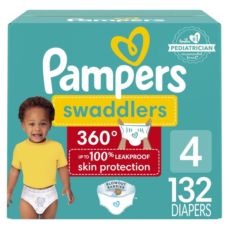 Pampers Swad 360 S4 OMS 1/132 132 ct product package