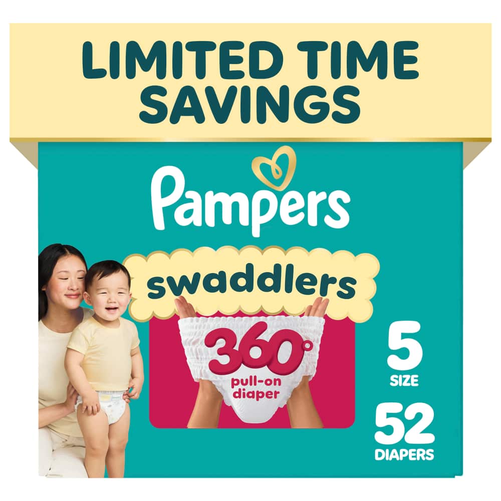Pampers Swad 360 S5 SUPER 1/52 52 ct product package