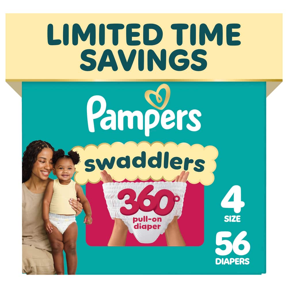 Pampers Swad 360 S4 SUPER 1/56 56 ct product package