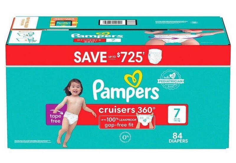Pampers Cruis 360 S7 SEP 1/84 84 ct product package