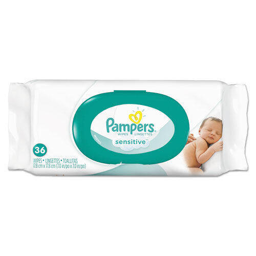 Pampers BW SENS 36ct FTMT 12/36 Retail 36 ct product package