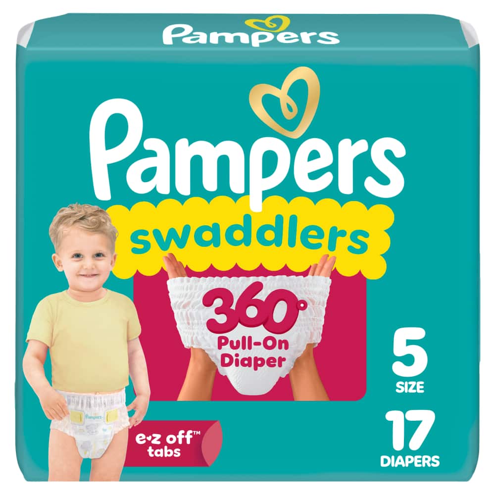 Pampers Swad 360 S5 JUMBO 4/17 17 ct product package