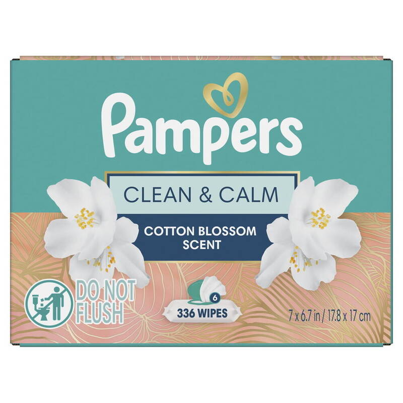 Pampers BW Clean & Calm 6X 56ct FTMT 1/336 336 ct product package