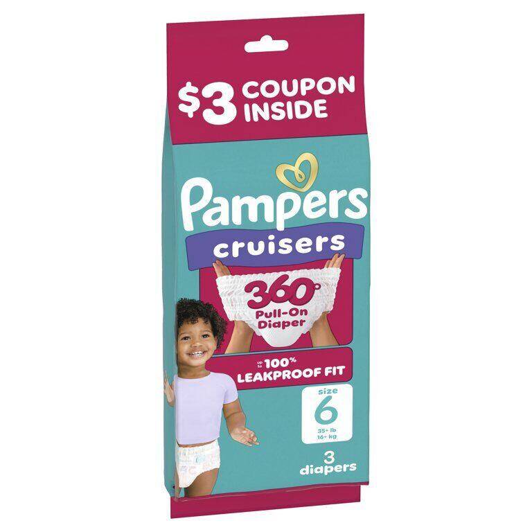 Pampers Cruis 360 S6 Trial 20/3 3 ct product package