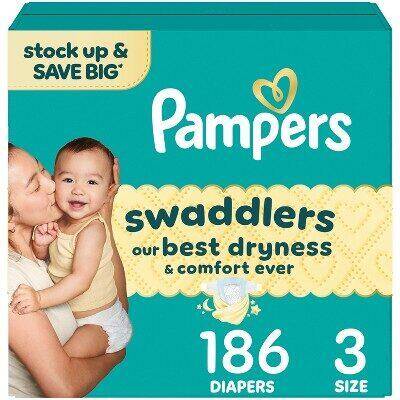 Pampers SWAD S3 MASSIVE 1/186 186 ct product package