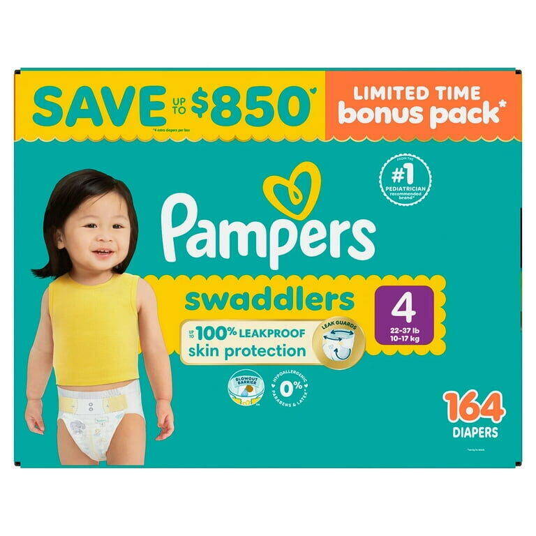 Pampers SWAD S4 MASSIVE 1/164 164 ct product package