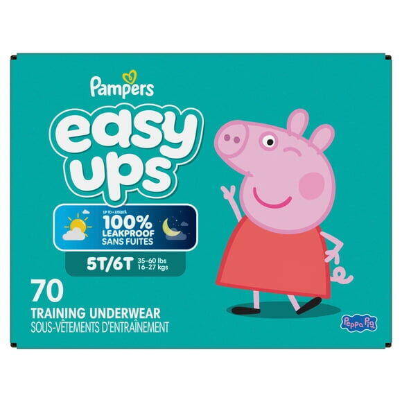 Pampers EASYUP 5T6T COLOSSAL PP 1/70 70 ct product package
