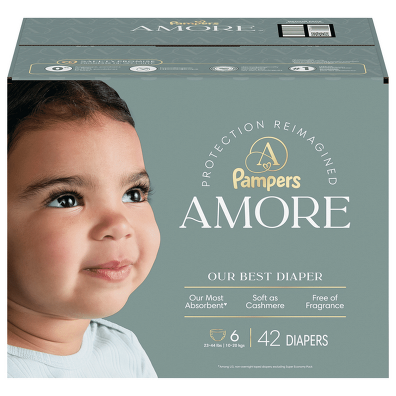 Pampers Amore S6 Medium 1/42 42 ct product package