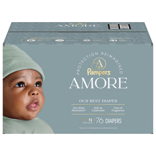 Pampers Amore S0 Medium 1/76 76 ct product package