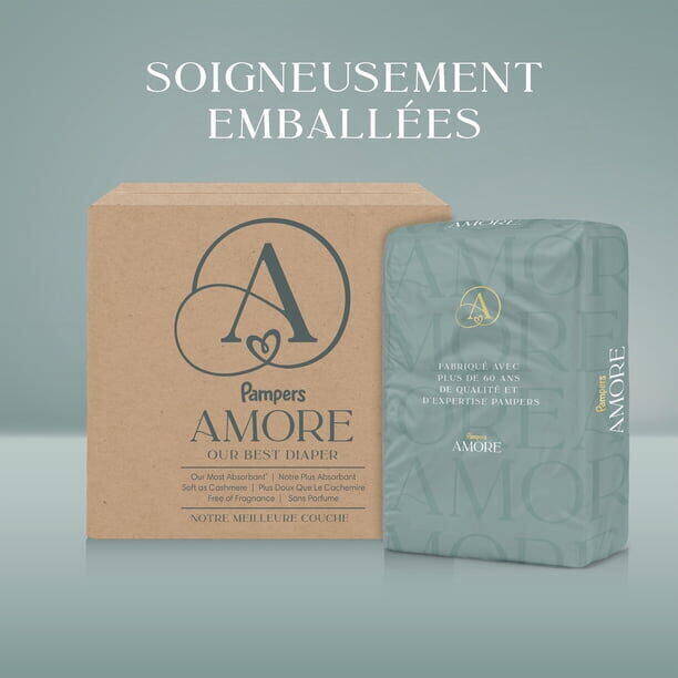 Pampers Amore S5 eComm 1/132 132 ct product package