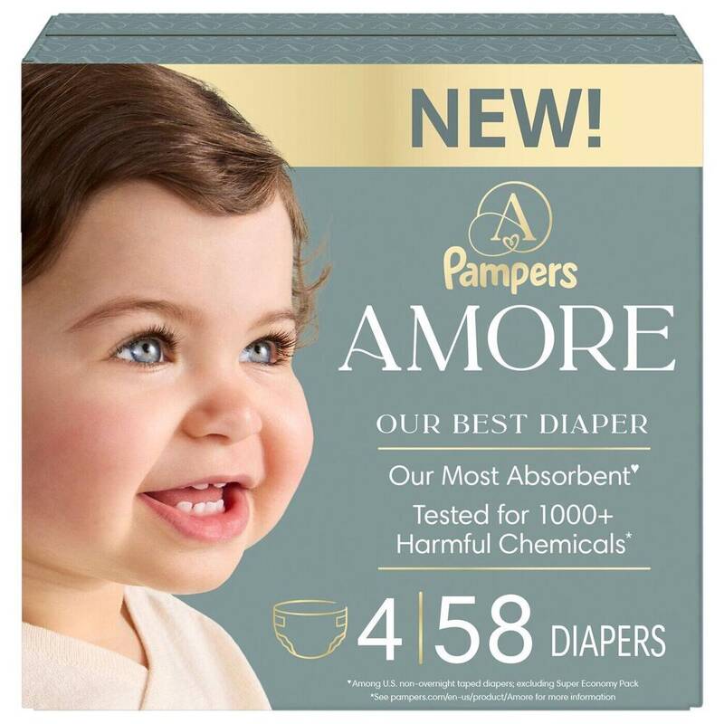 Pampers Amore S4 Medium 1/58 58 ct product package