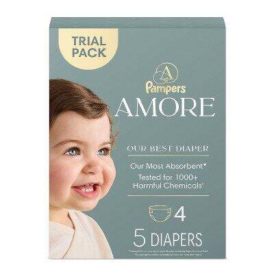 Pampers Amore S4 Trial 10/5 5 ct product package