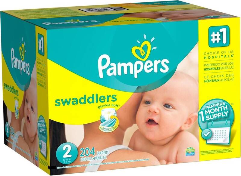 Pampers SWAD S2 MASSIVE 1/204 204 ct product package