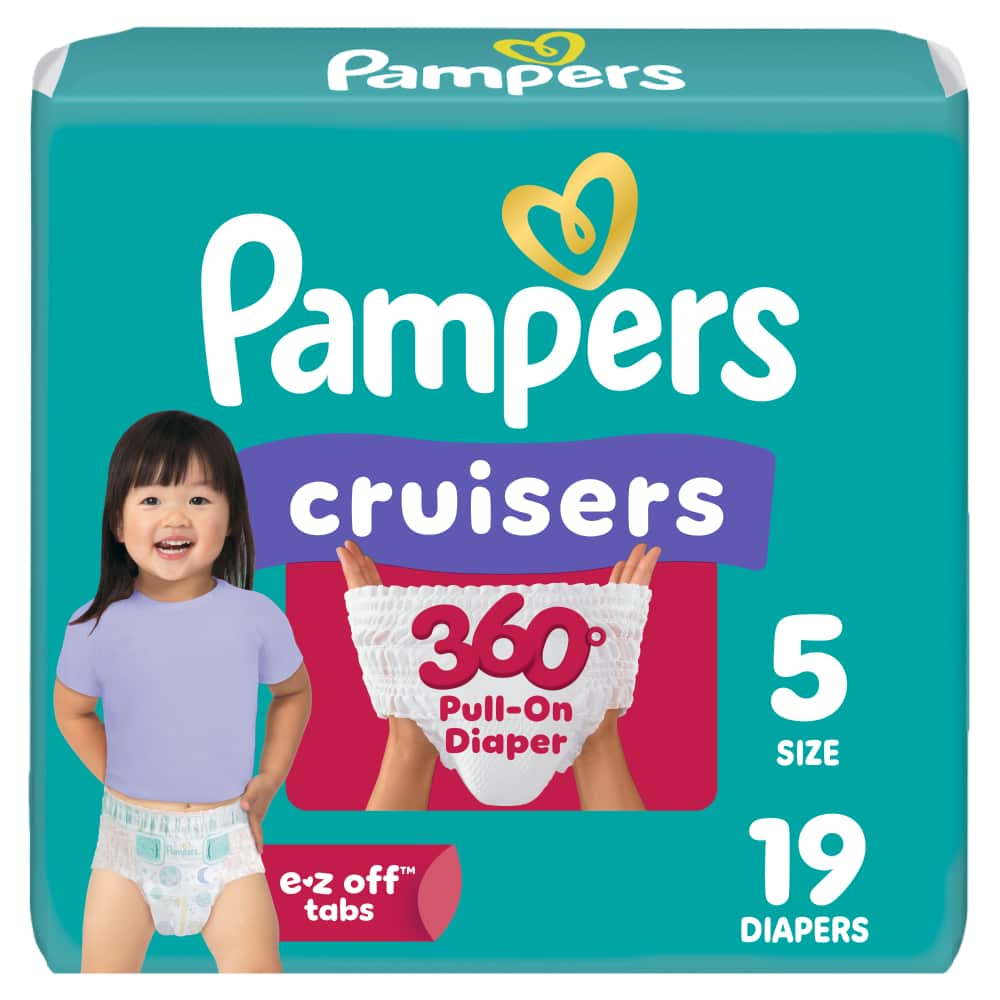 Pampers Cruis 360 S5 JUMBO 4/19 19 ct product package