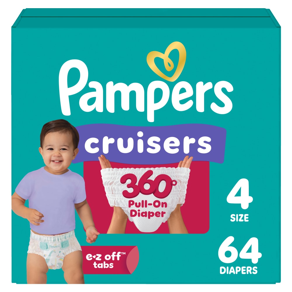 Pampers Cruis 360 S4 SUPER 1/64 64 ct product package