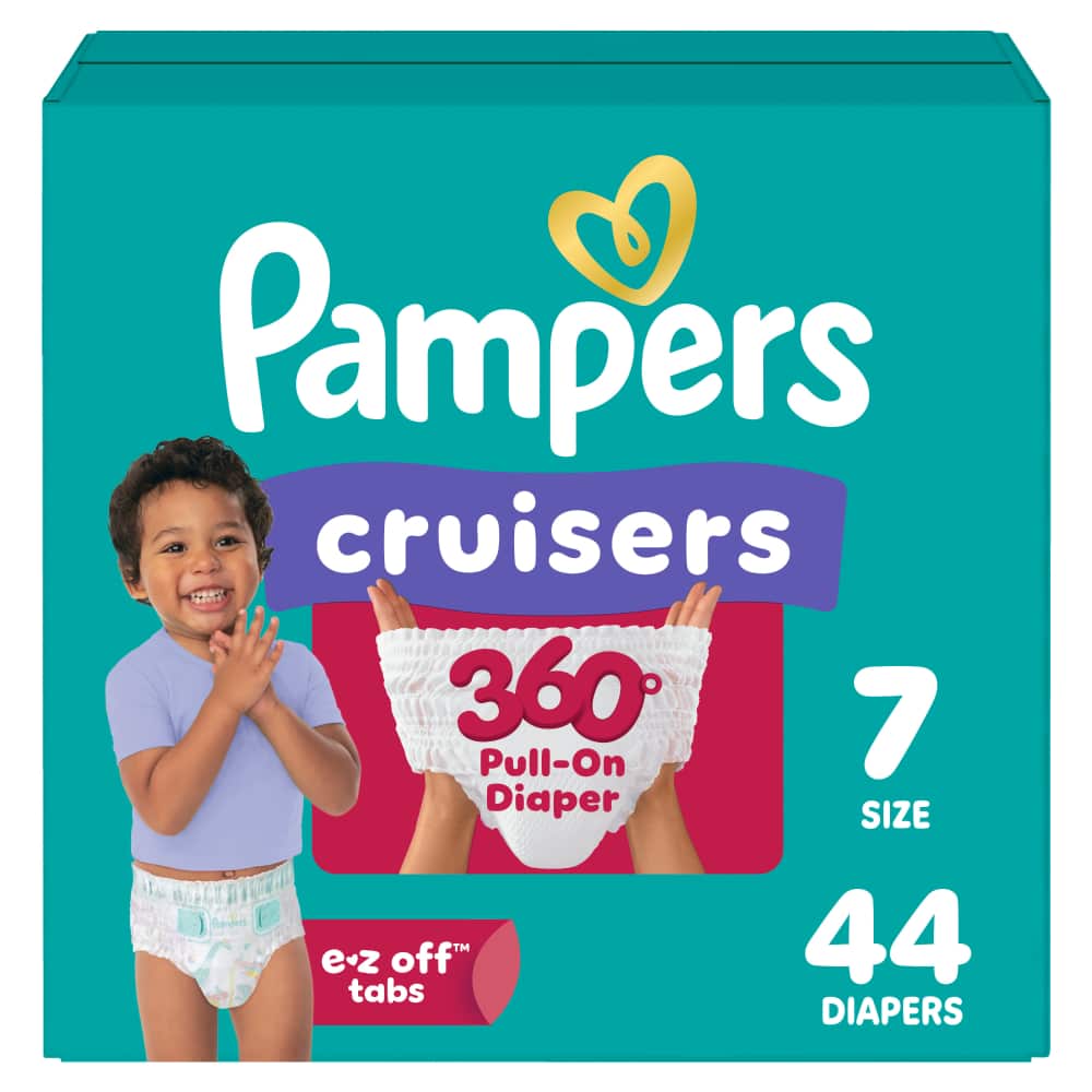 Pampers Cruis 360 S7 SUPER 1/44 44 ct product package
