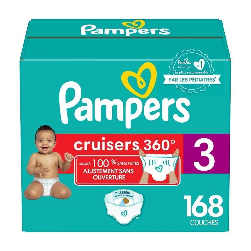 Pampers Cruis 360 S3 OMS 1/168 168 ct product package