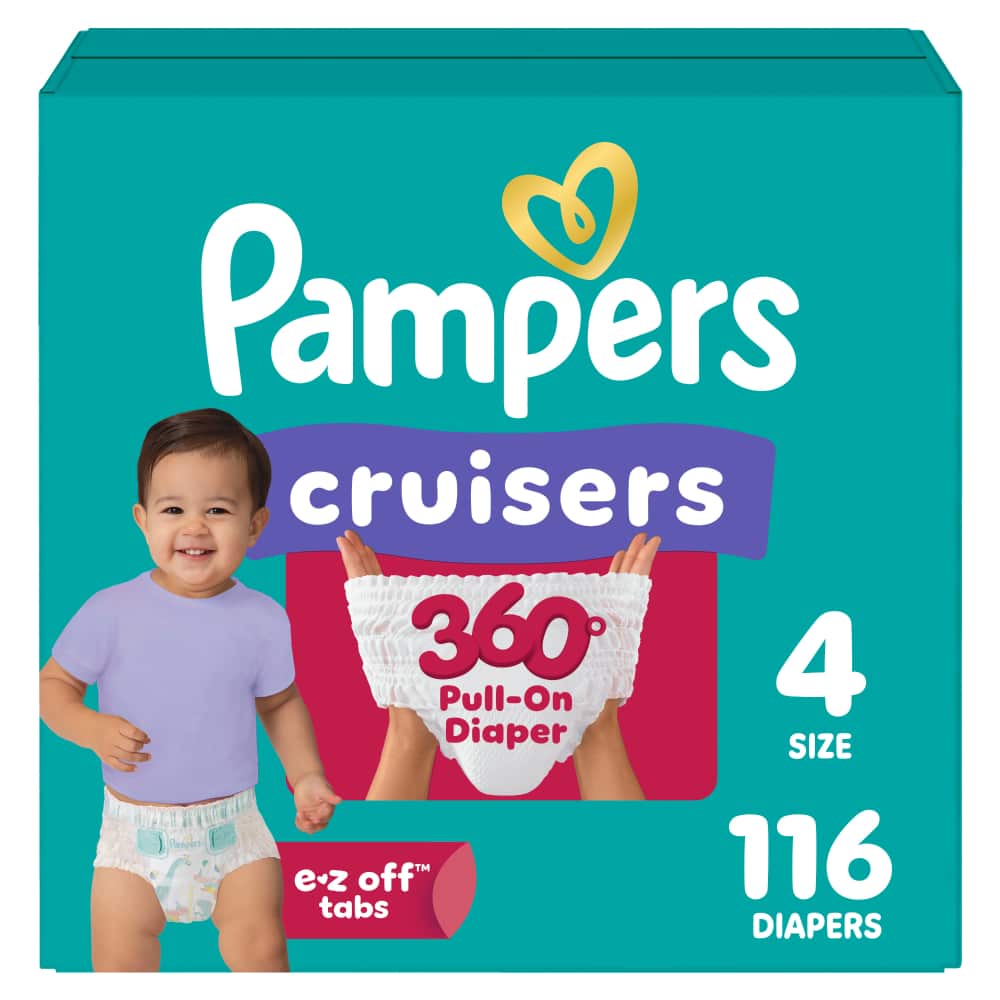Pampers Cruis 360 S4 ENORMOUS 1/116 116 ct product package