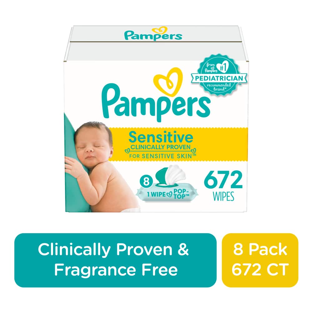 Pampers BW SENS 12X 56ctFIT 1/672 672 ct product package