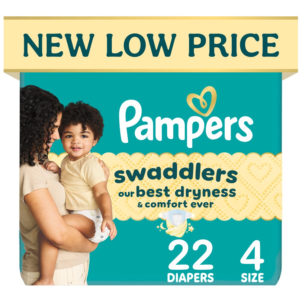 Pampers SWAD S4 JUMBO 4/22 22 ct product package