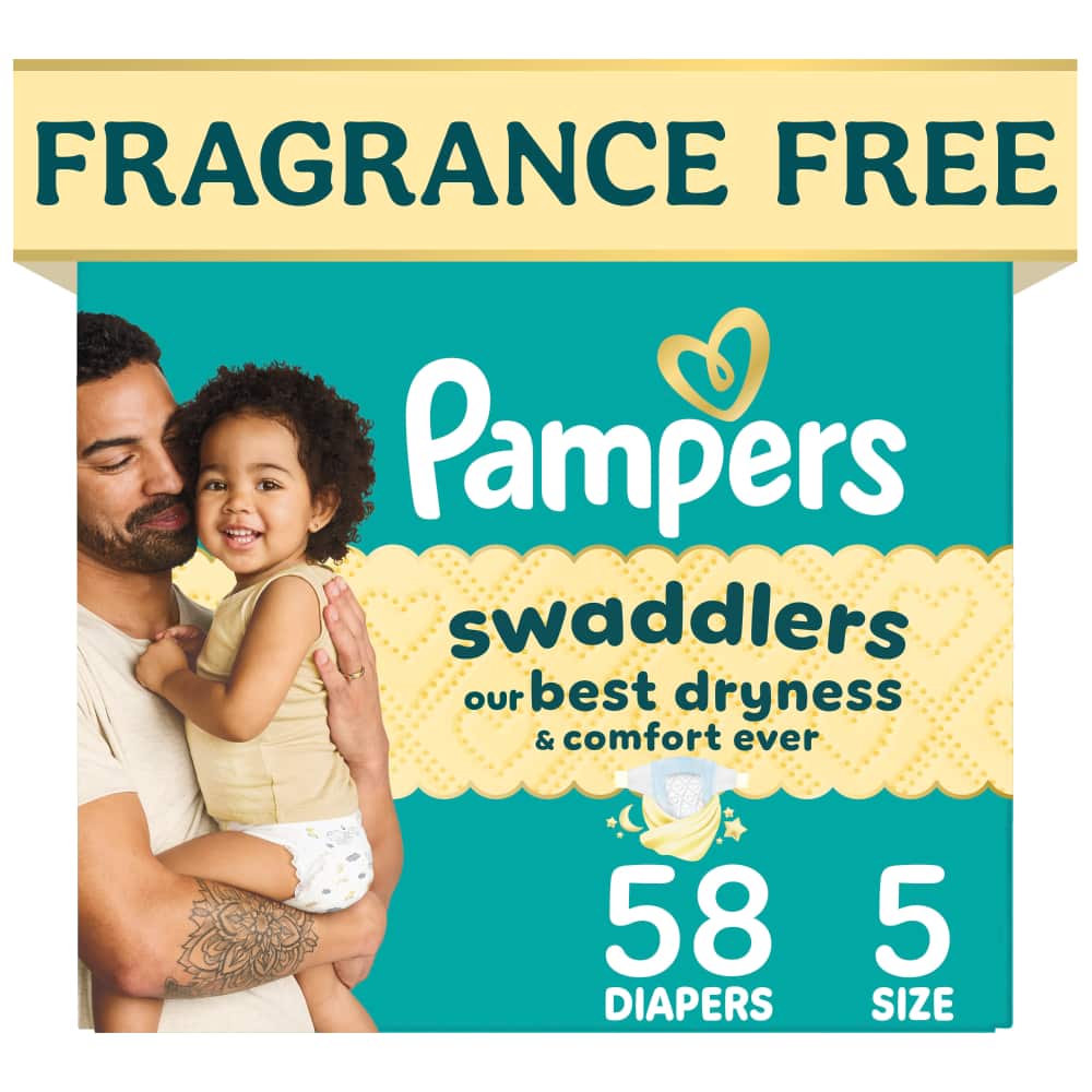 Pampers SWAD S5 SUPER 1/58 58 ct product package