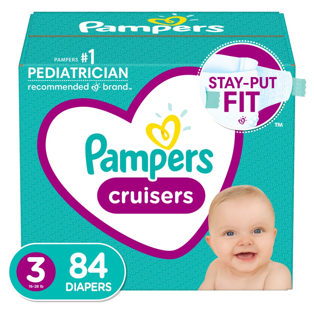 Pampers CRUIS S3 SUPER MX 1/84 84 ct product package