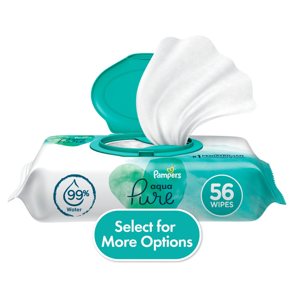 Pampers BW Aqua 1X 56ctFIT 8/56 56 ct product package