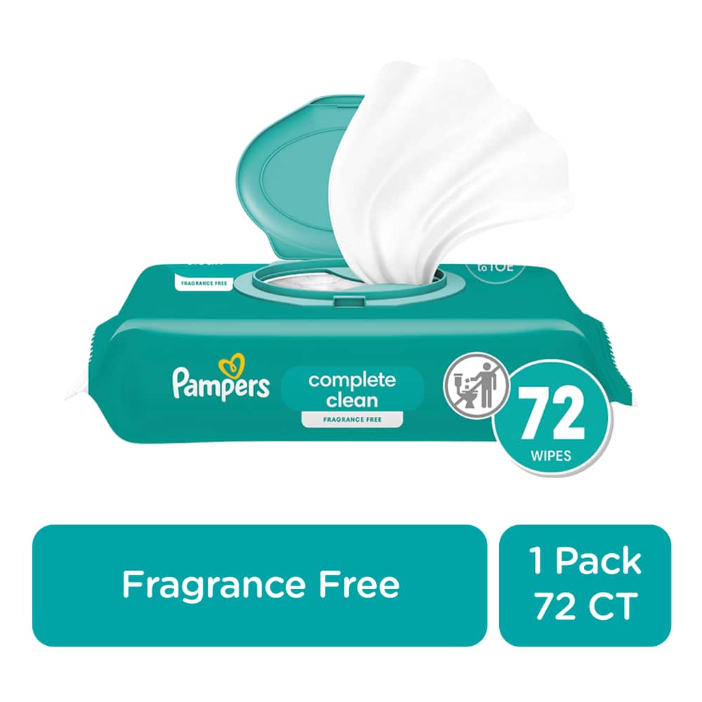 Pampers BW Clean FF 1X 72ctFIT 8/72 72 ct product package