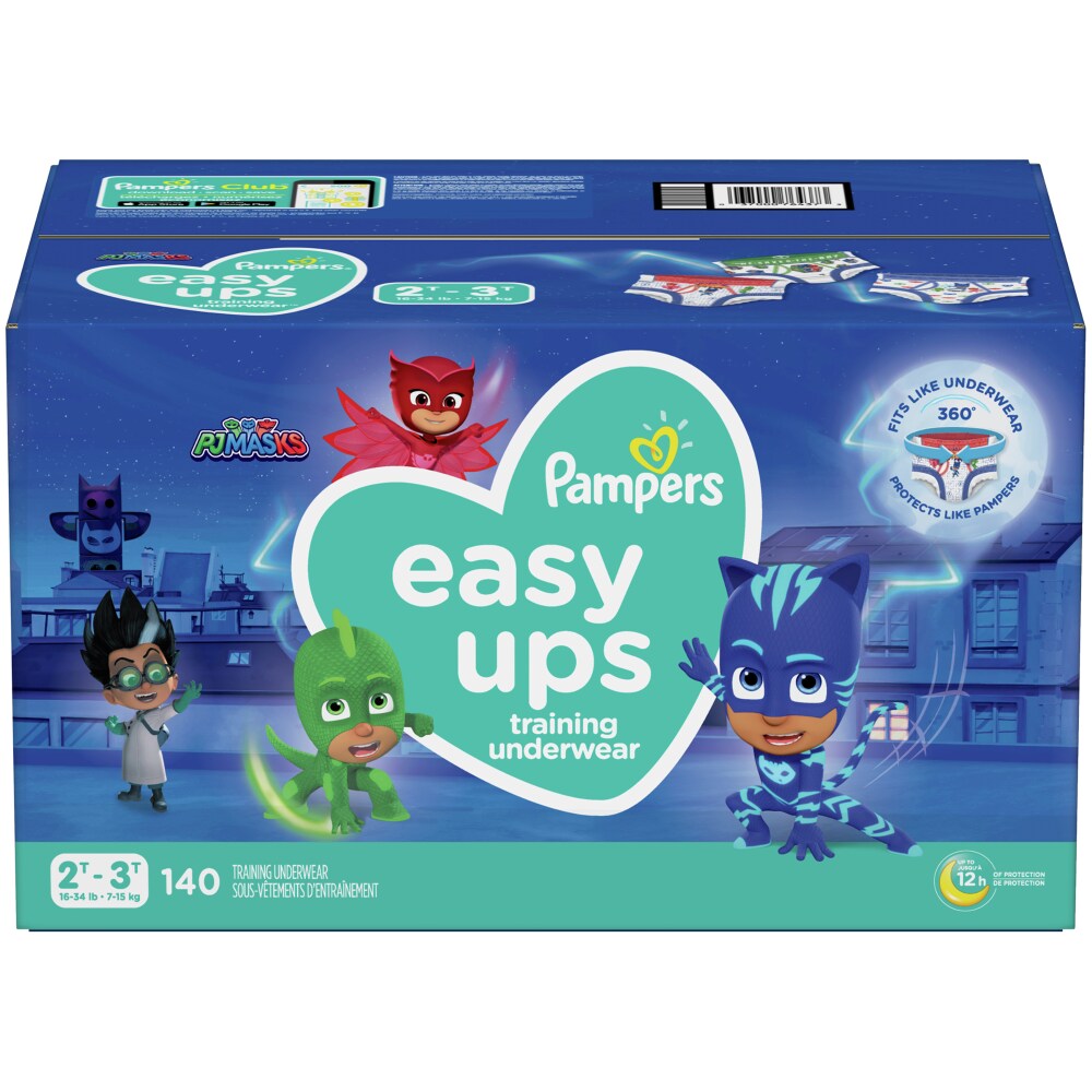 Pampers EASYUP 2T3T OMS BLUEY 1/140 140 ct product package