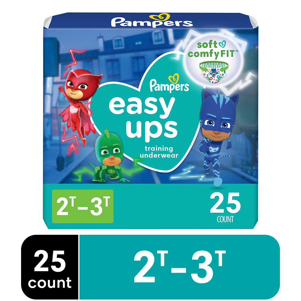 Pampers EASYUP 2T3T JUMBO BLUEY 4/25 25 ct product package