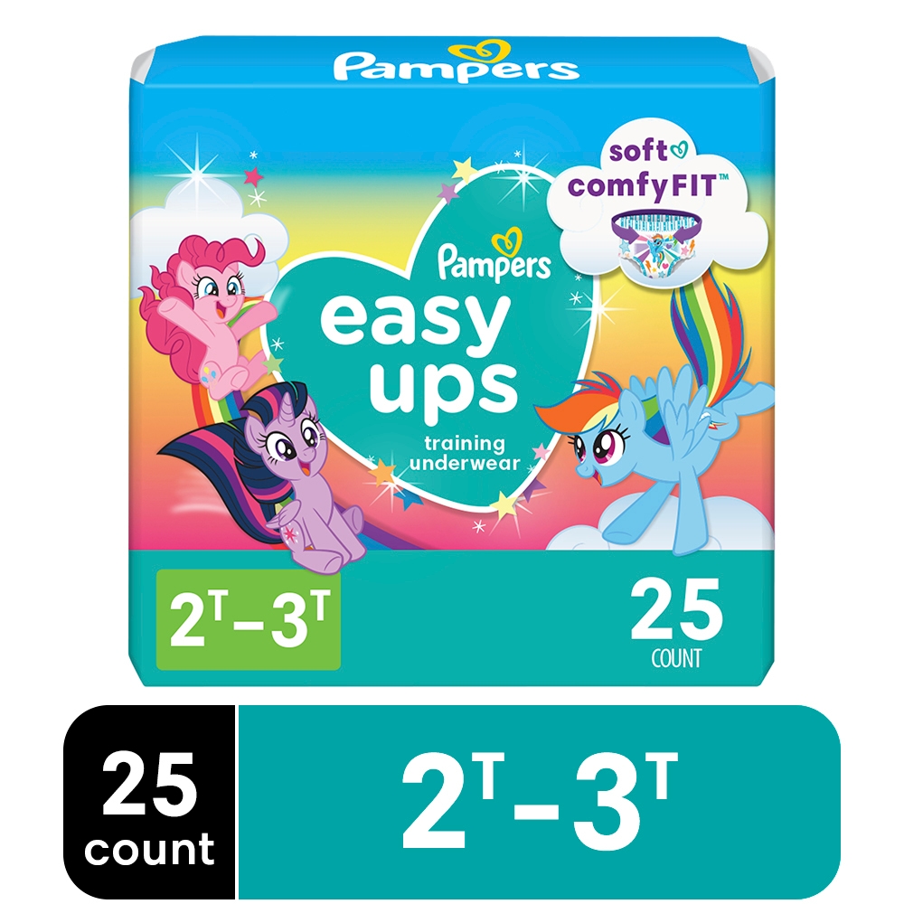 Pampers EASYUP 2T3T JUMBO PP 4/25 25 ct product package