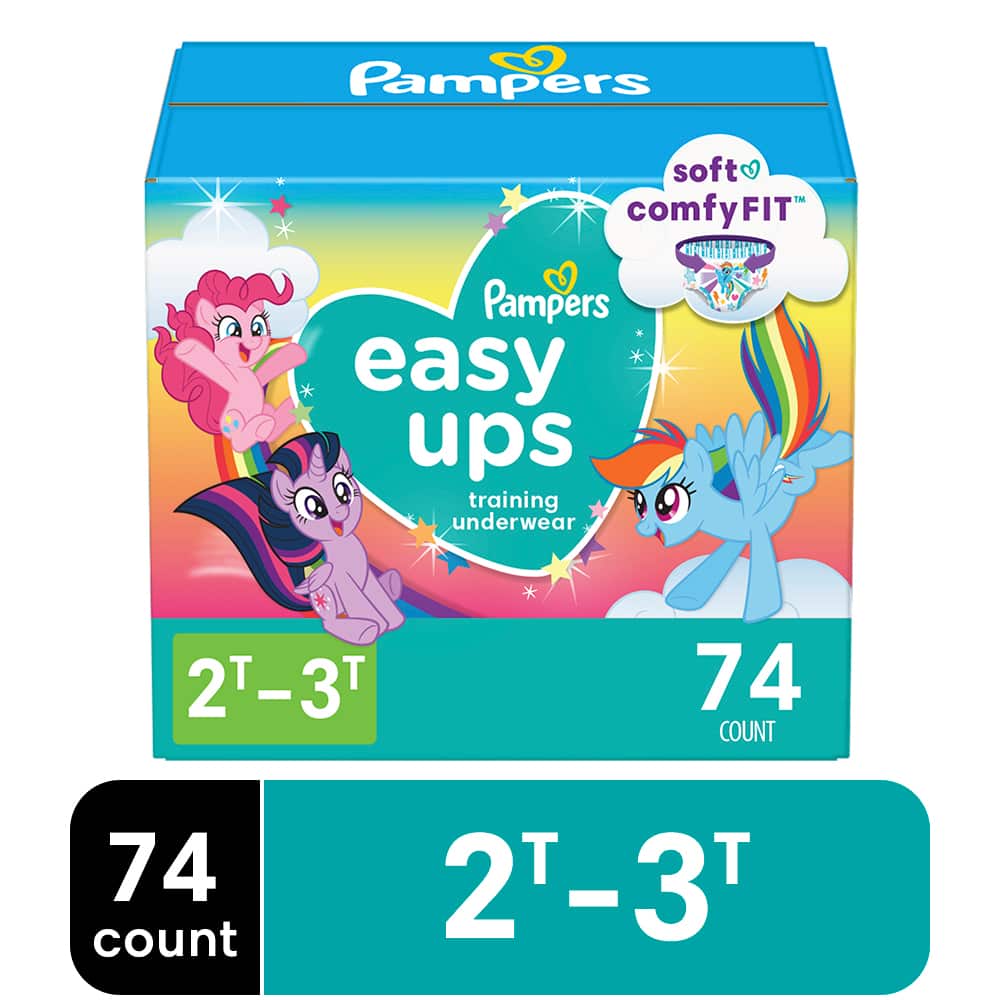 Pampers EASYUP 2T3T SUPER PP 1/74 74 ct product package