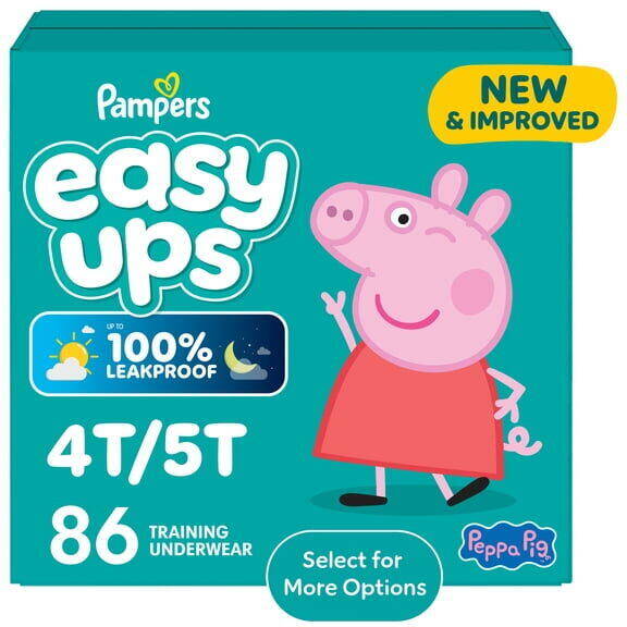 Pampers EASYUP 4T5T COLOSSAL PP 1/86 86 ct product package