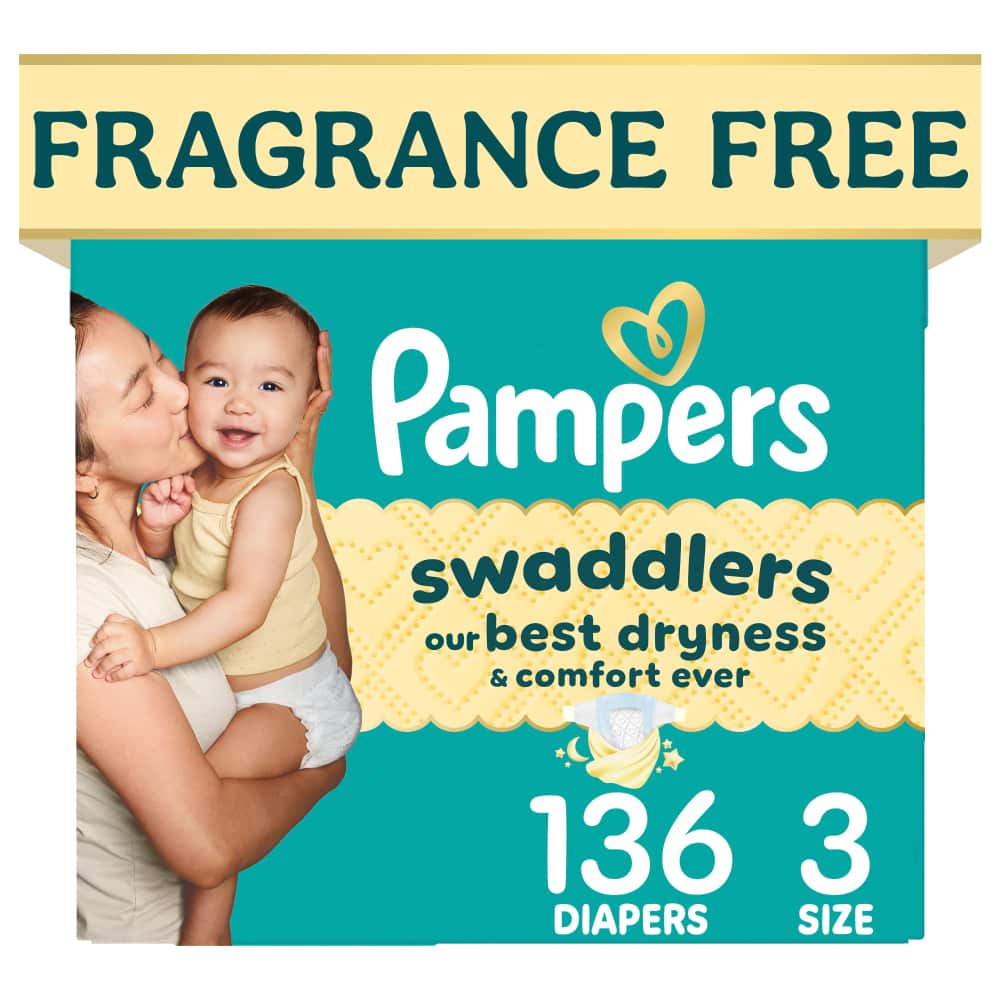 Pampers SWAD S3 Enormous 1/136 136 ct product package