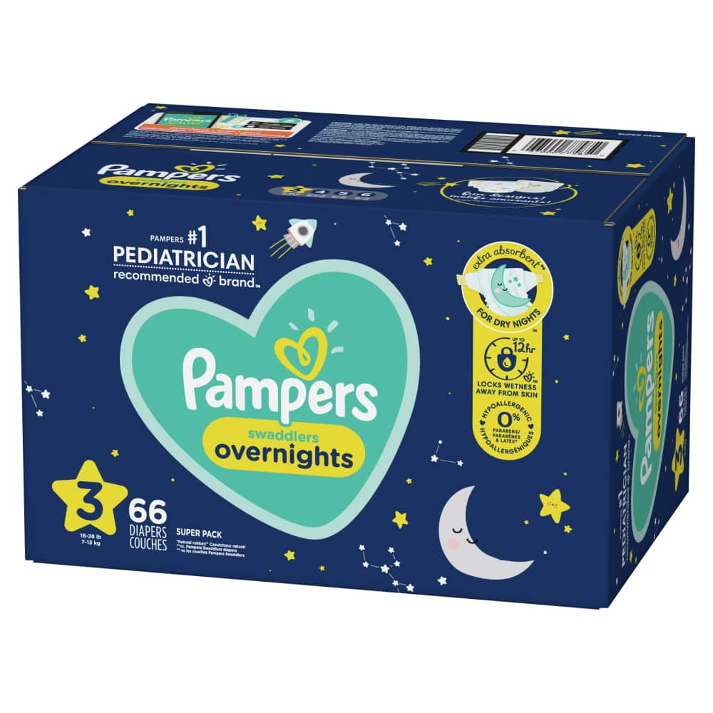 Pampers Zzz S3 SUPER 1/66 66 ct product package