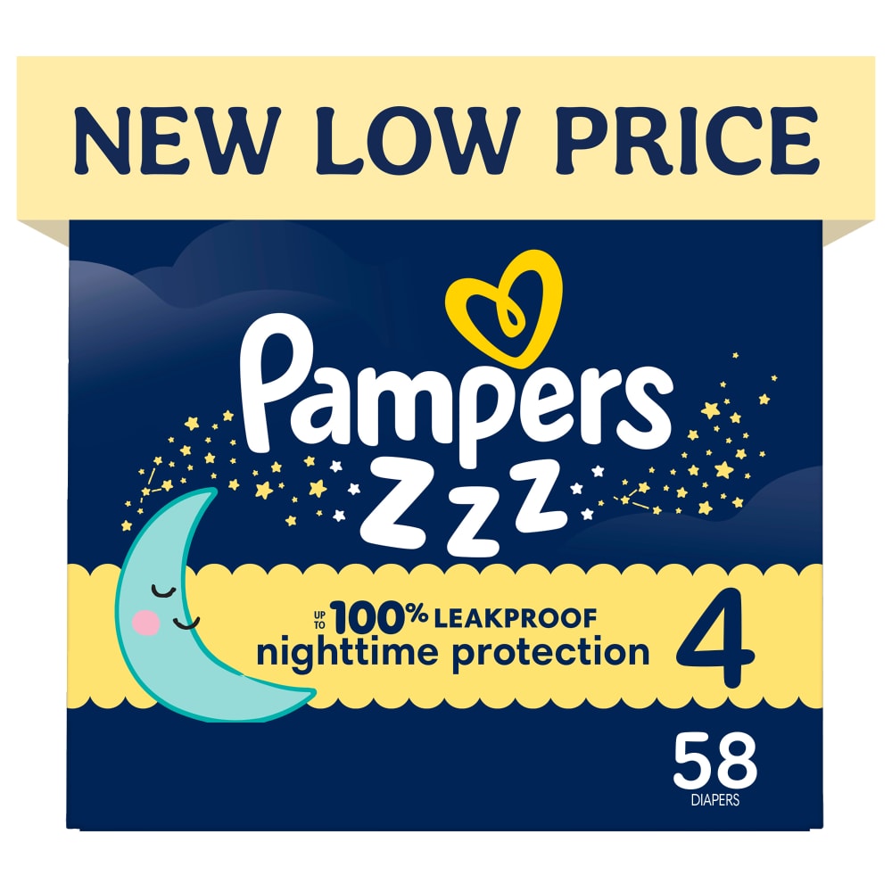 Pampers Zzz S4 SUPER 1/58 58 ct product package