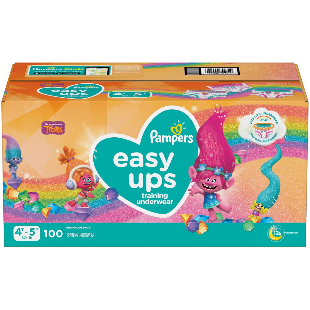 Pampers EASYUP 4T5T Enormous PP 1/100 100 ct product package
