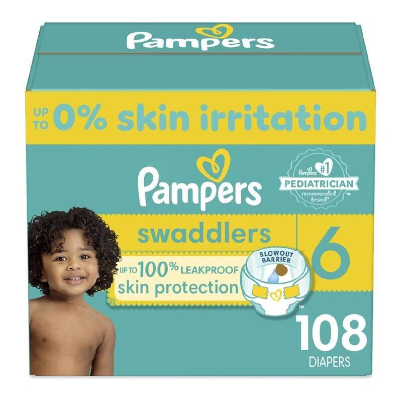Pampers SWAD S6 OMS 1/108 108 ct product package