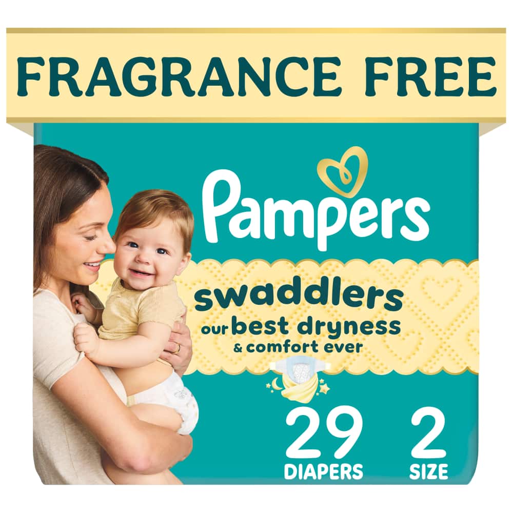 Pampers SWAD S2 JUMBO 4/29 29 ct product package