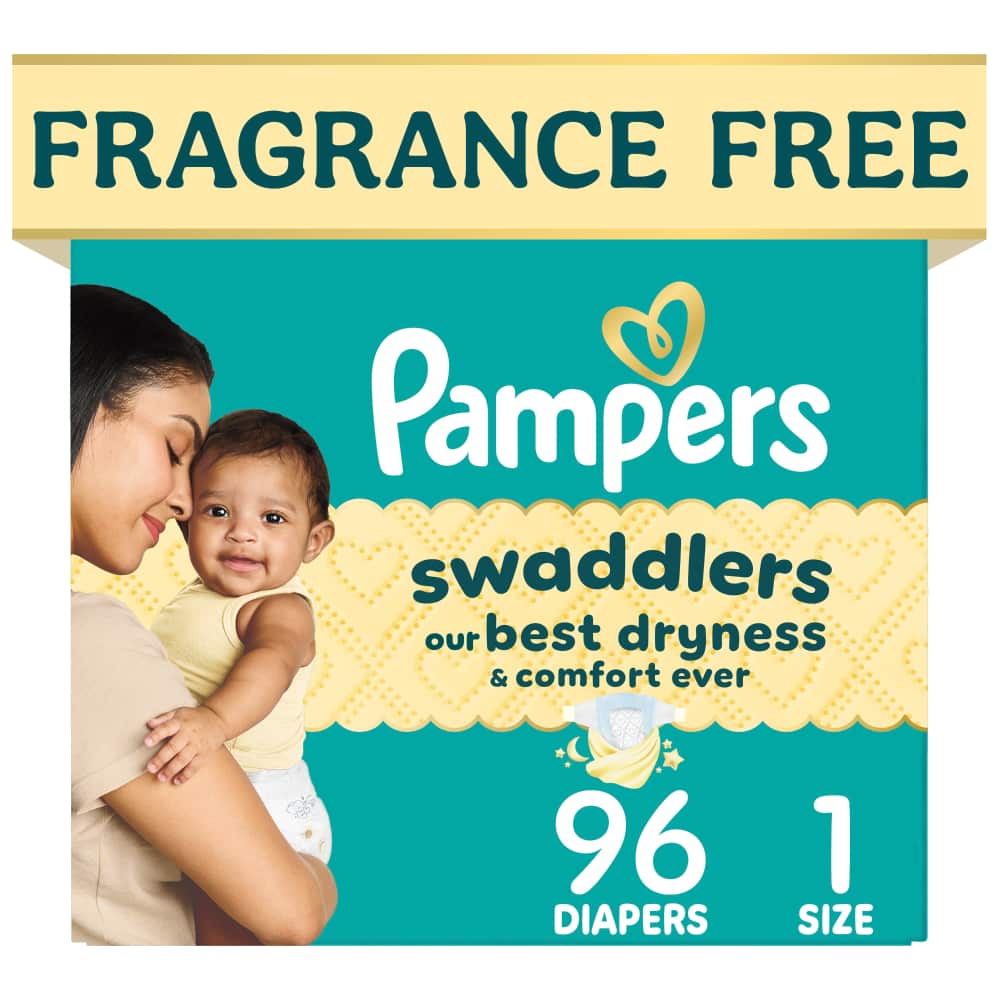 Pampers SWAD S1 SUPER 1/96 96 ct product package