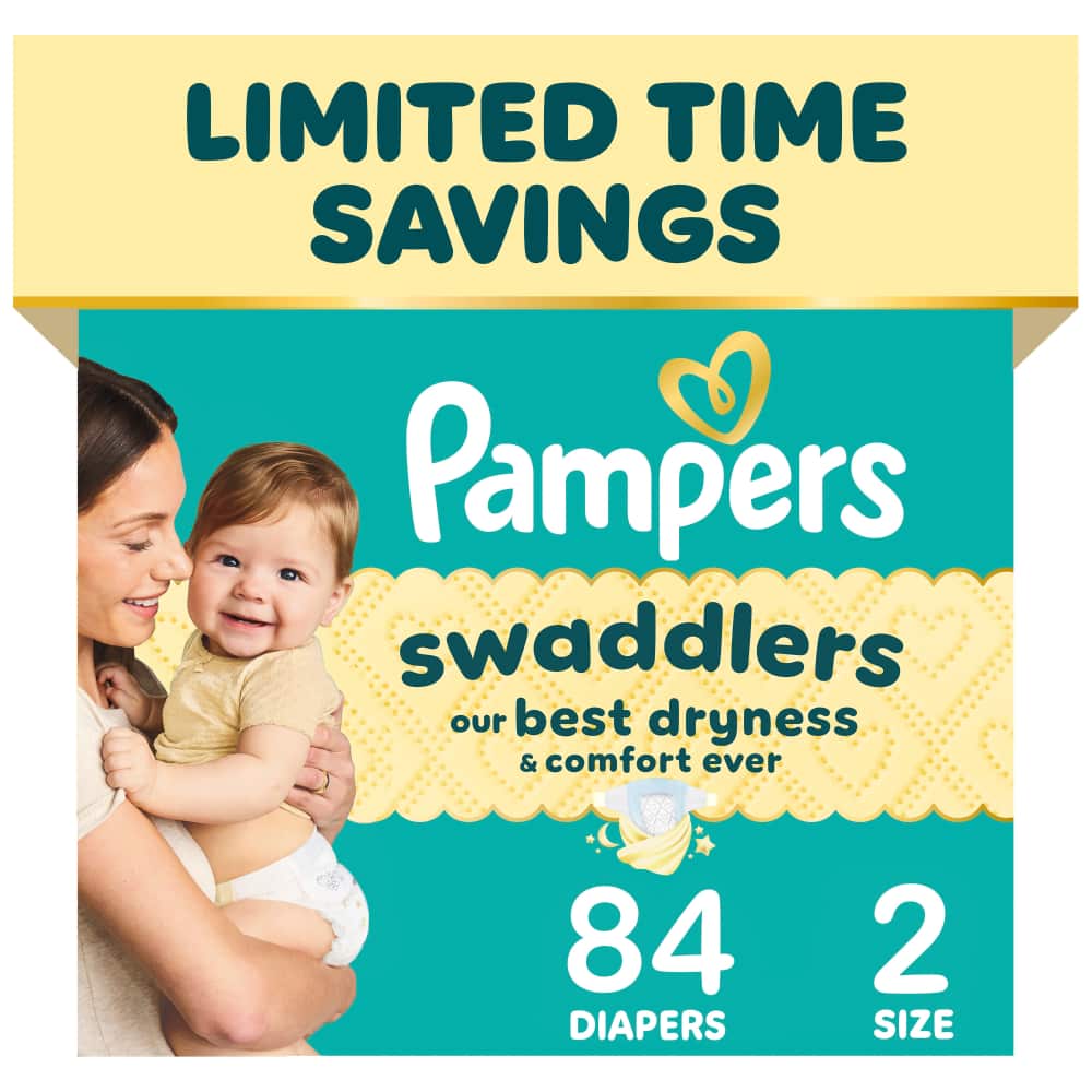 Pampers SWAD S2 SUPER 1/84 84 ct product package