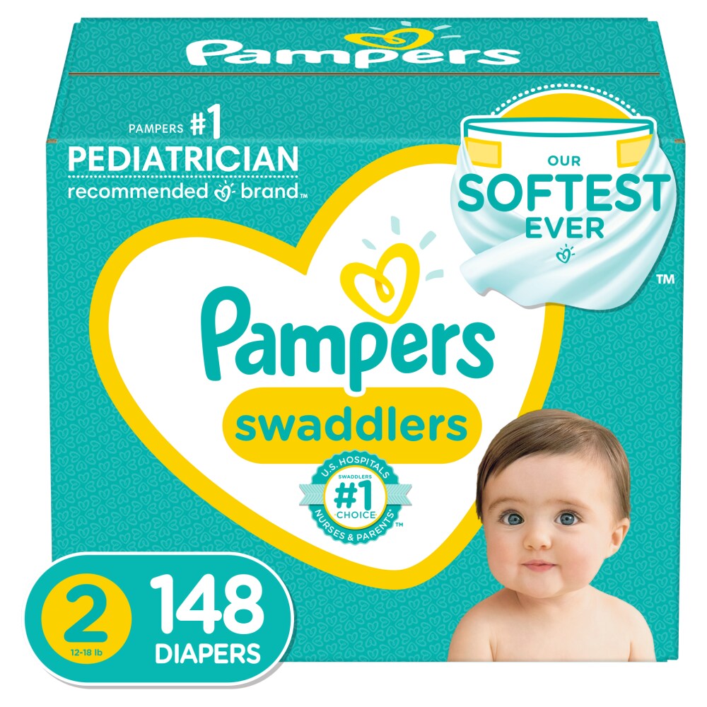 Pampers SWAD S2 Enormous 1/148 148 ct product package