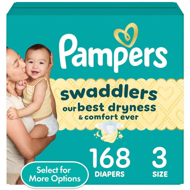 Pampers SWAD S3 OMS 1/168 168 ct product package